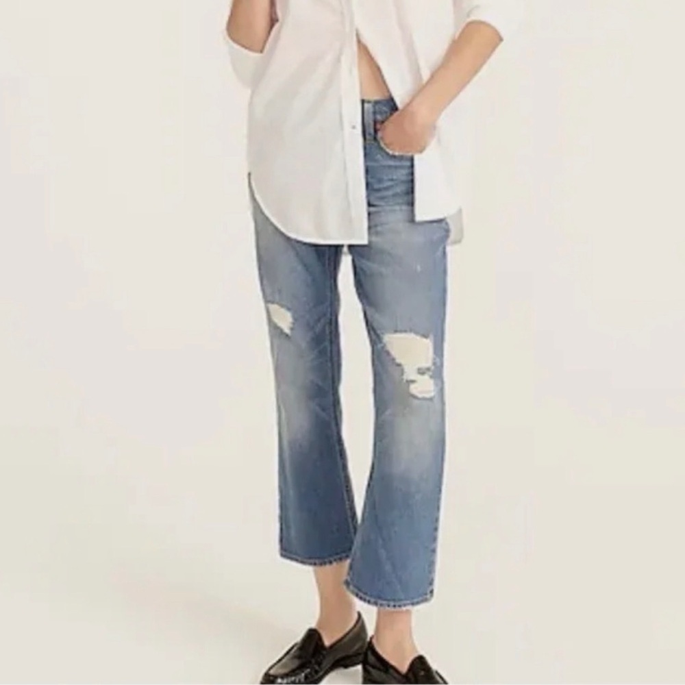 J. Crew Billie Demi Boot Crop Jean